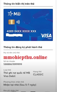 mở tài khoản mb